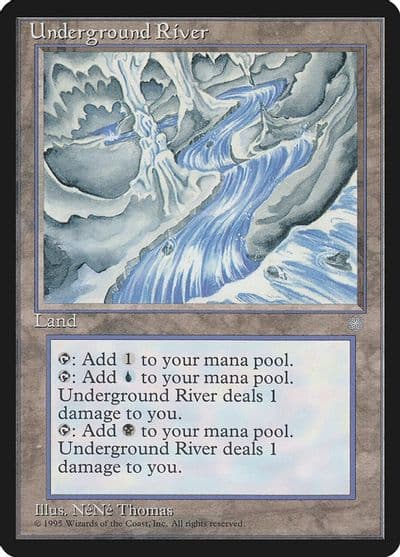 Underground River Ice Age Magic card
