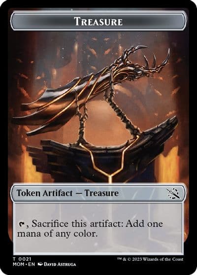 Treasure Token 0021 March of the Machine Magic card