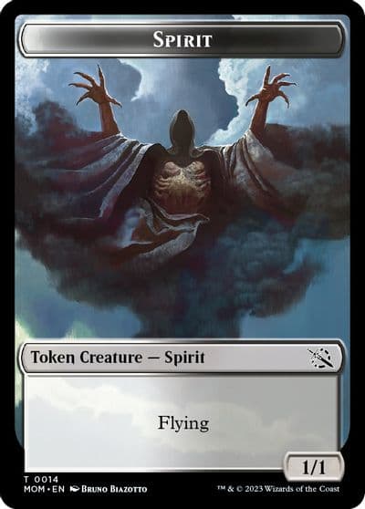 Spirit Token 0014 March of the Machine Magic card