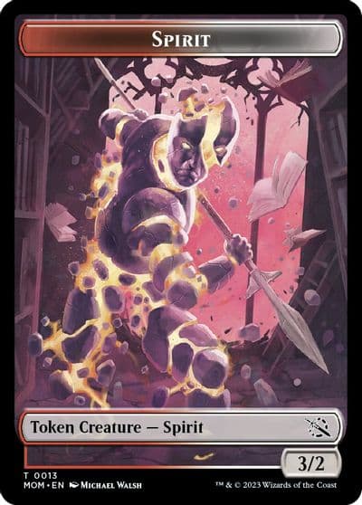 Spirit Token 0013 March of the Machine Magic card
