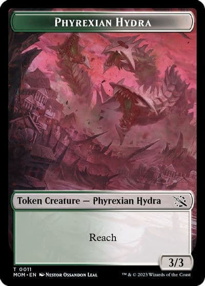 Phyrexian Hydra Token 0011 March of the Machine Magic card
