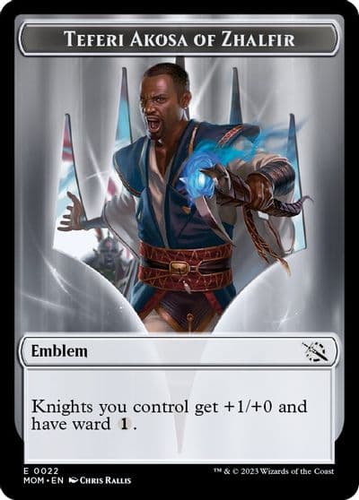 Emblem Teferi Akosa of Zhalfir March of the Machine Magic card