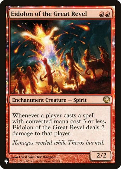 Eidolon of the Great Revel The List Reprints Magic card