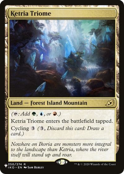 Ketria Triome The List Reprints Magic card