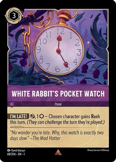 White Rabbits Pocket Watch The First Chapter Lorcana card