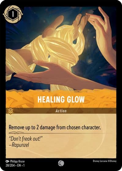 Healing Glow The First Chapter Lorcana card