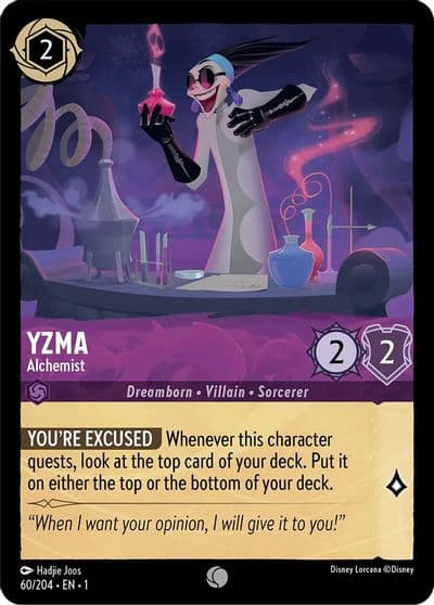 Yzma Alchemist The First Chapter Lorcana card
