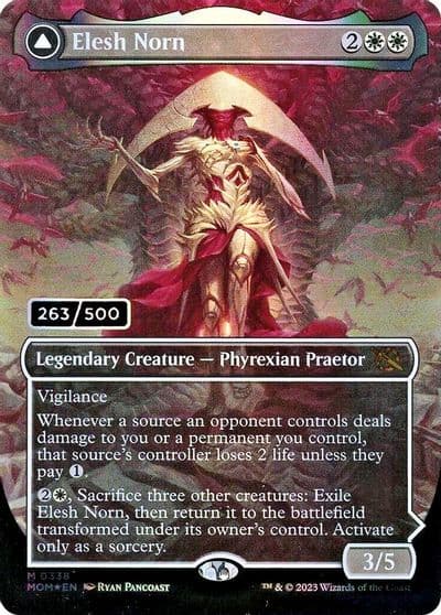 Elesh Norn Serial Numbered March of the Machine Magic card