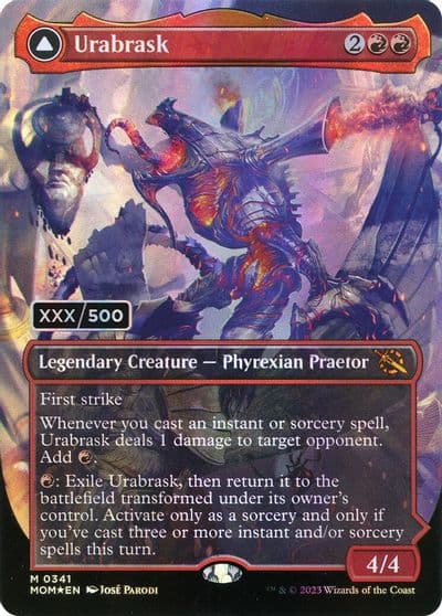 Urabrask Serial Numbered March of the Machine Magic card