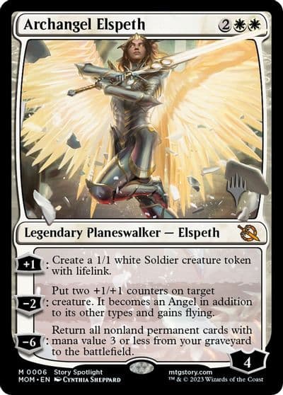 Archangel Elspeth Promo Pack: March of the Machine Magic card