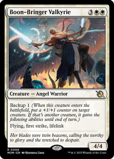 Boon Bringer Valkyrie Promo Pack: March of the Machine Magic card