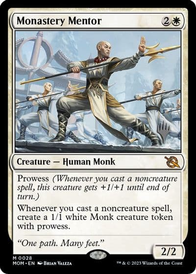 Monastery Mentor Promo Pack: March of the Machine Magic card
