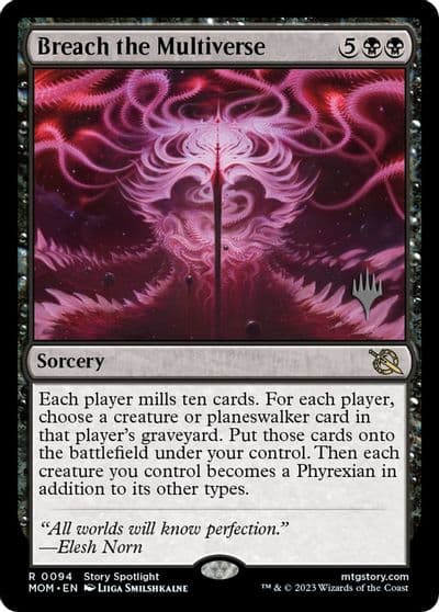 Breach the Multiverse Promo Pack: March of the Machine Magic card