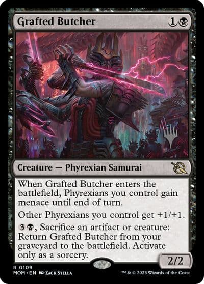 Grafted Butcher Promo Pack: March of the Machine Magic card