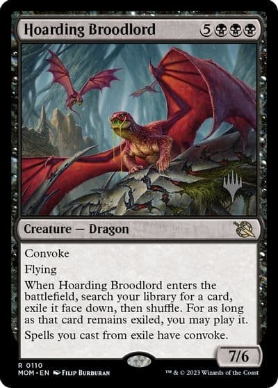Hoarding Broodlord Promo Pack: March of the Machine Magic card