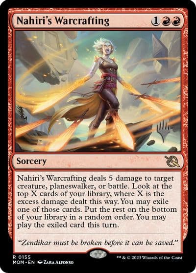 Nahiris Warcrafting Promo Pack: March of the Machine Magic card