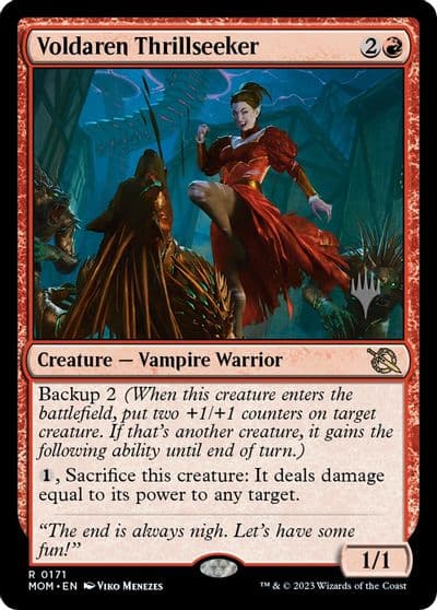 Voldaren Thrillseeker Promo Pack: March of the Machine Magic card