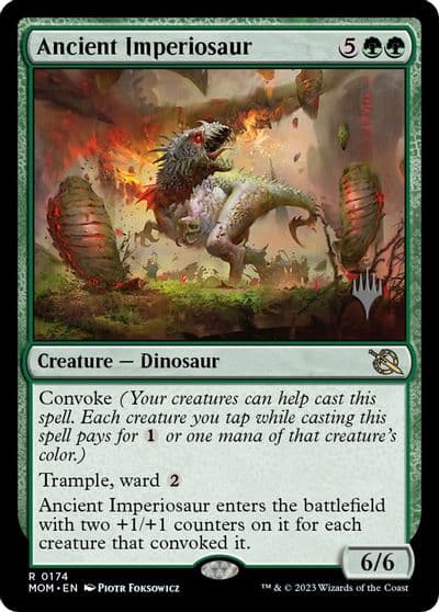 Ancient Imperiosaur Promo Pack: March of the Machine Magic card