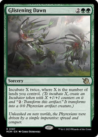 Glistening Dawn Promo Pack: March of the Machine Magic card