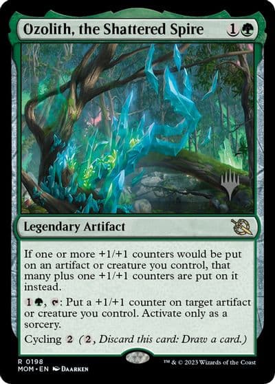 Ozolith the Shattered Spire Promo Pack: March of the Machine Magic card