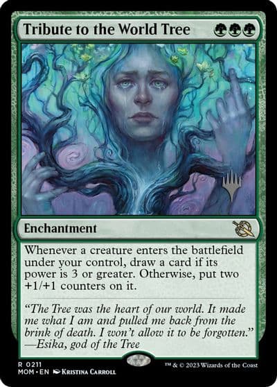 Tribute to the World Tree Promo Pack: March of the Machine Magic card