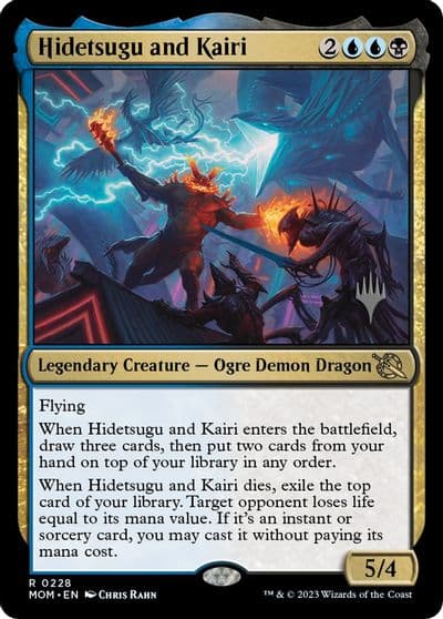 Hidetsugu and Kairi Promo Pack: March of the Machine Magic card