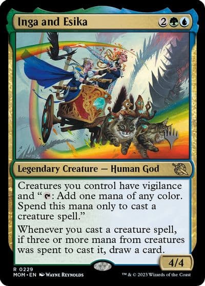 Inga and Esika Promo Pack: March of the Machine Magic card