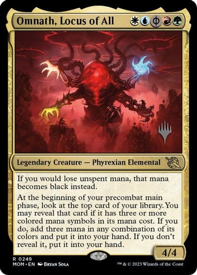 Omnath Locus of All Promo Pack: March of the Machine Magic card
