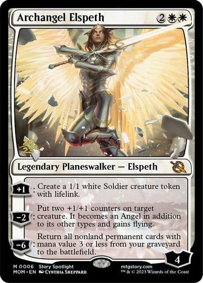 Archangel Elspeth Prerelease Cards Magic card