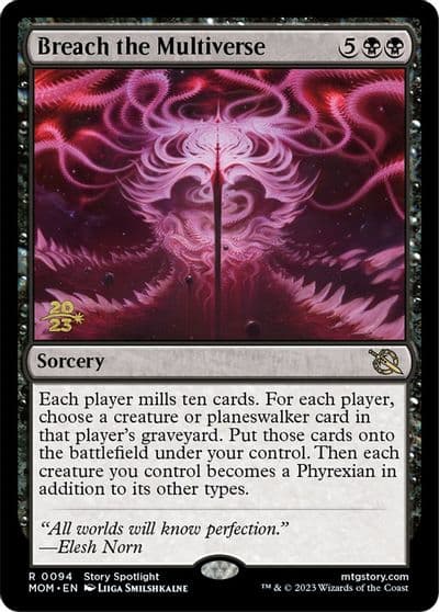 Breach the Multiverse Prerelease Cards Magic card