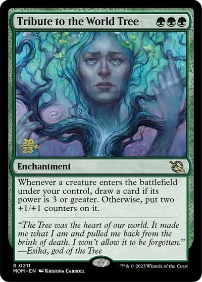 Tribute to the World Tree Prerelease Cards Magic card