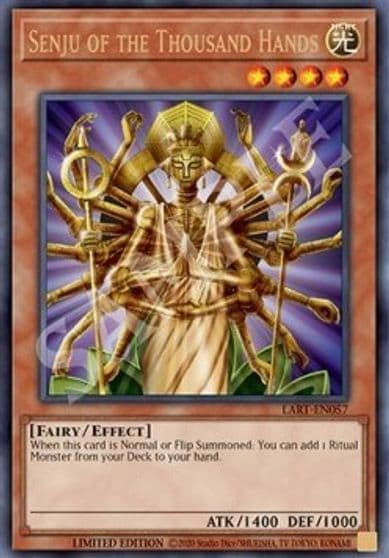 Senju of the Thousand Hands The Lost Art Promotion Yu-Gi-Oh! card