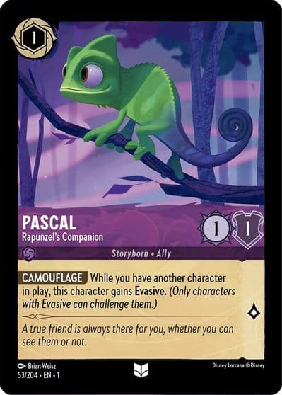 Pascal Rapunzels Companion The First Chapter Lorcana card