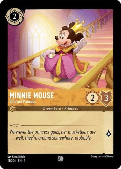 Minnie Mouse Beloved Princess The First Chapter Lorcana card