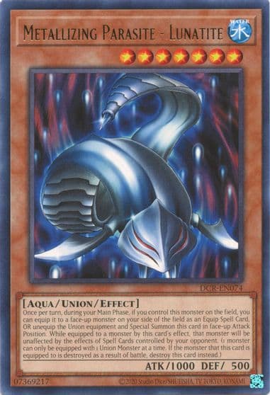 Metallizing Parasite Lunatite Dark Crisis (25th Anniversary Edition) Yu-Gi-Oh! card