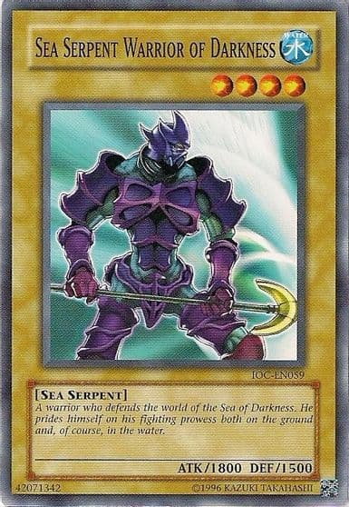 Sea Serpent Warrior of Darkness Invasion of Chaos (Worldwide English) Yu-Gi-Oh! card