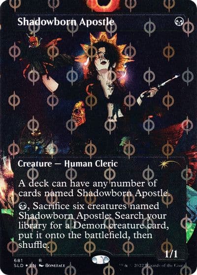 Shadowborn Apostle 681 Step and Compleat Foil Secret Lair Drop Series Magic card