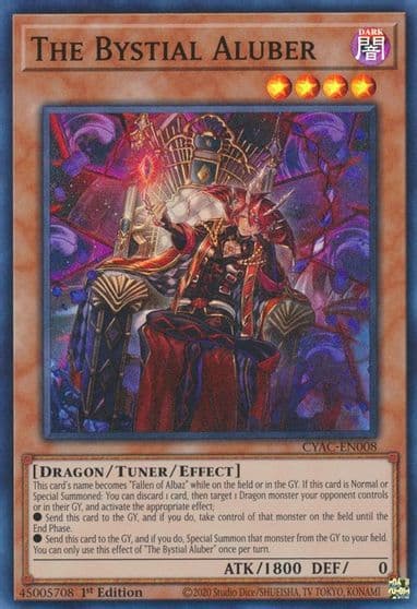 The Bystial Aluber Cyberstorm Access Yu-Gi-Oh! card