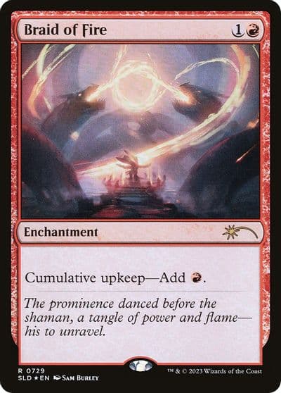 Braid of Fire 729 Secret Lair Drop Series Magic card