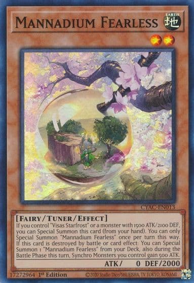 Mannadium Fearless Cyberstorm Access Yu-Gi-Oh! card