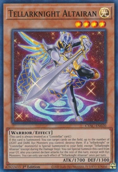 Tellarknight Altairan Cyberstorm Access Yu-Gi-Oh! card