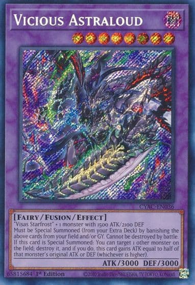 Vicious Astraloud Cyberstorm Access Yu-Gi-Oh! card