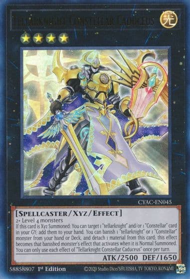 Tellarknight Constellar Caduceus Cyberstorm Access Yu-Gi-Oh! card