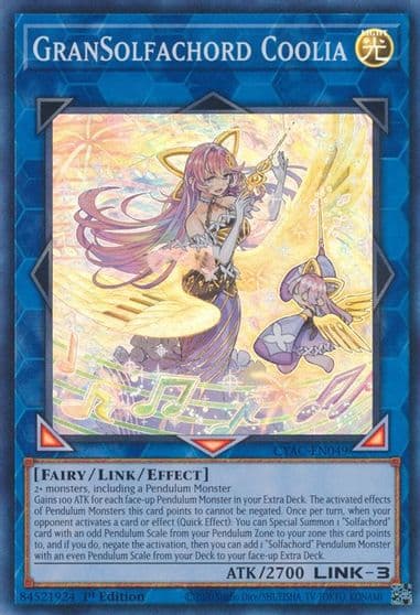 GranSolfachord Coolia Cyberstorm Access Yu-Gi-Oh! card