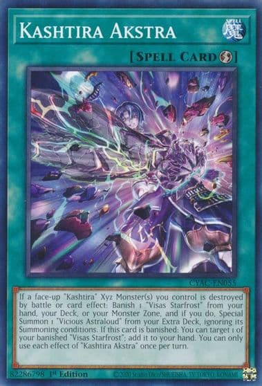 Kashtira Akstra Cyberstorm Access Yu-Gi-Oh! card