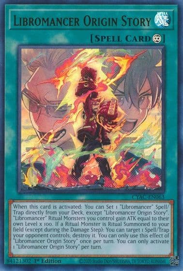Libromancer Origin Story Cyberstorm Access Yu-Gi-Oh! card