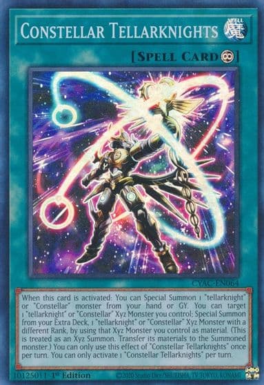 Constellar Tellarknights Cyberstorm Access Yu-Gi-Oh! card