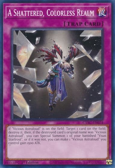 A Shattered Colorless Realm Cyberstorm Access Yu-Gi-Oh! card