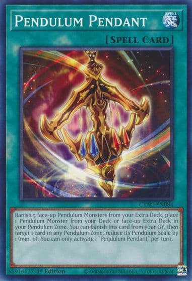 Pendulum Pendant Cyberstorm Access Yu-Gi-Oh! card