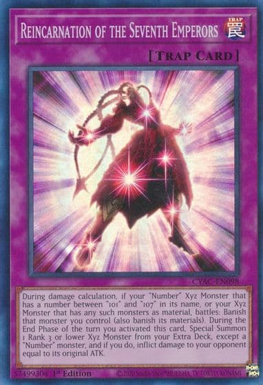 Reincarnation of the Seventh Emperors Cyberstorm Access Yu-Gi-Oh! card